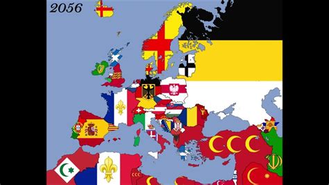Alternate Future Of European Flags 2021 2100 Youtube