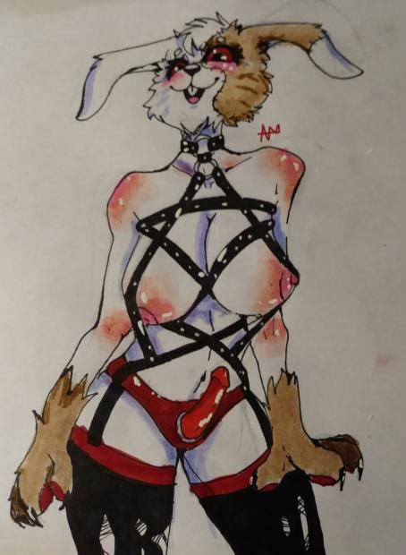 Rule 34 Bondage Five Nights At Freddys Hand Drawn Rabbit Humanoid