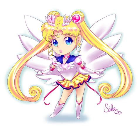 Chibi Eternal Sailor Moon By Sailorgigi On Deviantart