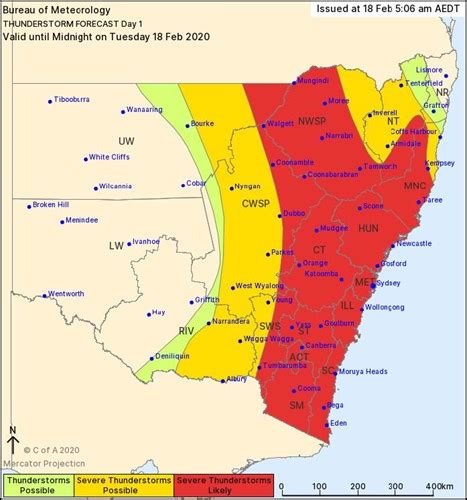 Severe Weather Information Tues Wed Nsw State Emergency Service