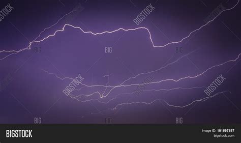 Lightning Strikes City Image And Photo Free Trial Bigstock