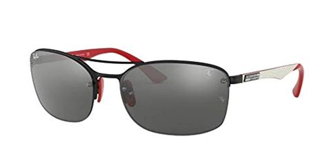 Unisex ray ban ferrari sunglasses brand new style 4296 made in italy. Ray-Ban Ferrari Rectangular Sunglasses, Black, 62 Mm in Black for Men - Lyst