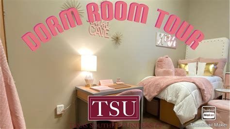 College Dorm Room Tour Texas Southern University University Towers
