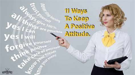 11 Ways To Keep A Positive Attitude