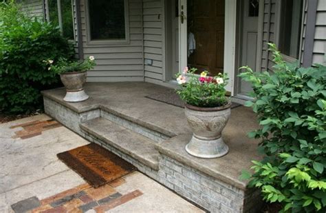 Stamped concrete turns ordinary concrete into something beautiful. Excellent Tips to Help You Painting Concrete Front Porch ...