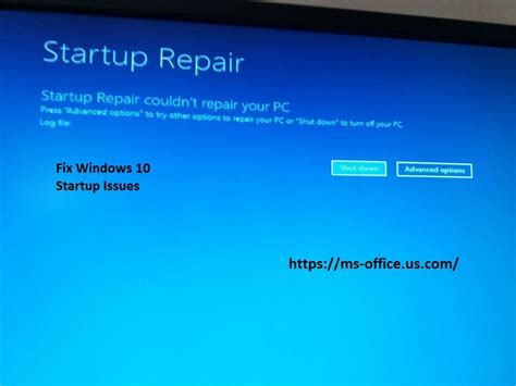 Fix Window 10 Start Up Problem In 2020 Start Up Fix It System Restore