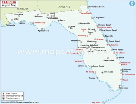 Florida Airports Map Usastatesflorid Flickr