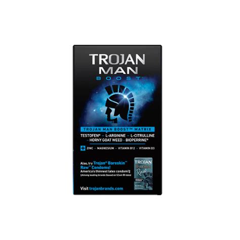 Trojan™ Man Boost Sexual Arousal Supplement Support Trojan™