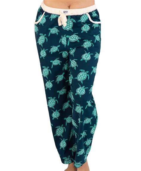 Lazyone Pajamas For Women Cute Pajama Pants And Top Separates Turtley