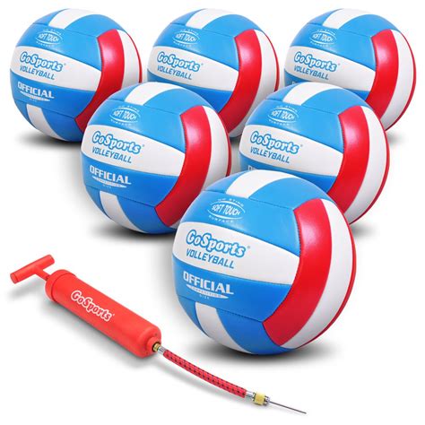 Gosports Soft Touch Recreational Volleyball 6 Pack Regulation Size