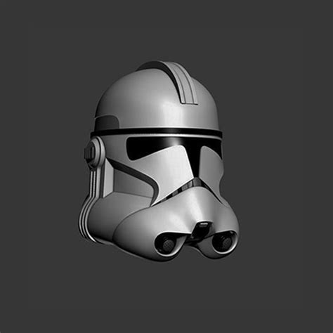 Phase 2 Clone Trooper Cosplay Helmet 3d Print Model Etsy