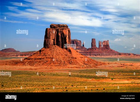 Artist Point Monument Valley Arizona Usa Panorama Stock Photo Alamy