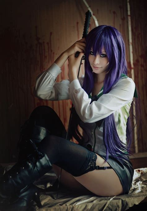 High School Of The Dead Saeko Busujima Cosplay Funny Pictures Quotes