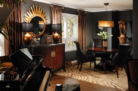 Living Room Decorating With Black