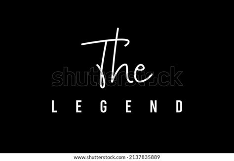 Legend Design Use Print T Shirt Stock Vector Royalty Free 2137835889