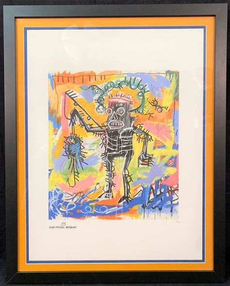 Lot Jean Michel Basquiat 1960 1988 Limited Edition Abstract Color