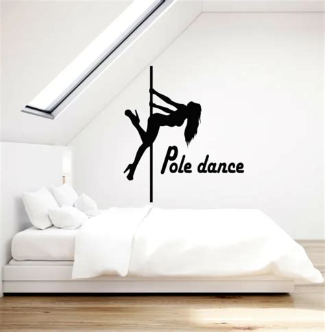 Vinyl Wall Decal Pole Dance Silhouette Sexy Woman Dancers Night Club Ig5239 47 99 Picclick