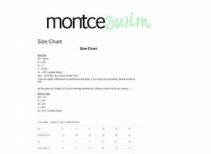 Montce Swim Size Chart South Beach Swimsuits