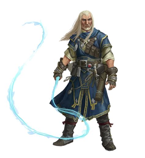 Male Human Wizard With Lightning Whip Pathfinder Pfrpg