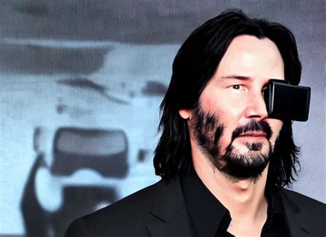 Photo Of Keanu Reeves Wearing Vr Headset Stable Diffusion Openart
