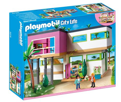 Alle produkte, ergänzungen & zubehör, spannende playmobil: Amazon.com: PLAYMOBIL Modern Luxury Mansion Play Set: Toys ...