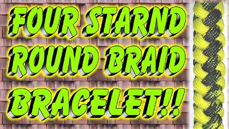How to make a paracord axe handle wrap youtube. How To Make A Paracord Four Strand Round Braid Bracelet ...