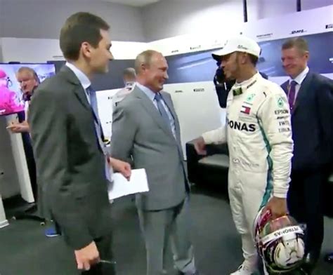 Vladimir Putin Meets Lewis Hamilton What Did Russian President Say