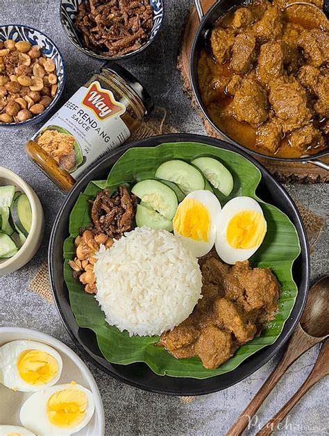 Easy Beef Rendang With Way Sauce The Peach Kitchen