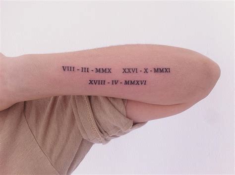 70 Best Roman Numeral Tattoo Designs And Meanings Be Creative 2019