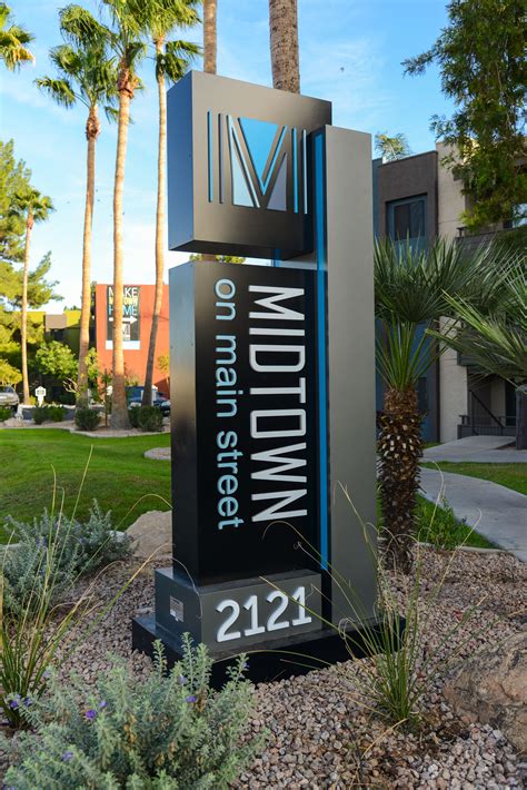 Midtown On Main Denyse Signs Architectural Signage Entrance