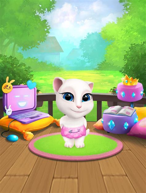 Talking Angela Wallpapers Top Free Talking Angela Backgrounds Wallpaperaccess