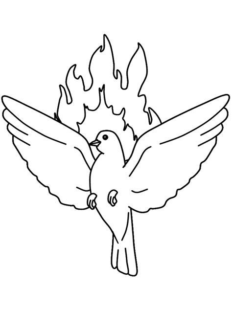 Pentecost Coloring Pages