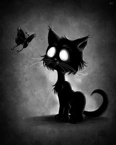 Blackmagic Black Cat Art Gothic Fantasy Art Cat Art