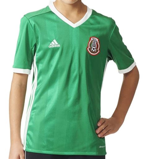 Será una selección que va a transmitir emociones: Jersey Seleccion De Mexico Local 16 Niño adidas Full ...