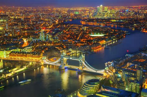 Download Building Light Night United Kingdom Tower Bridge River Thames