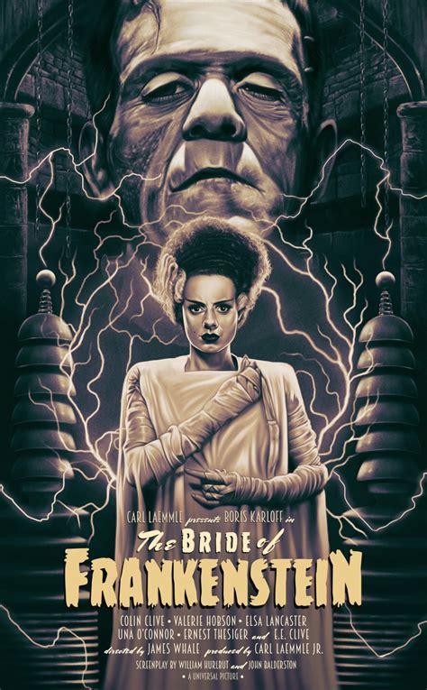 The Bride Of Frankenstein Nickchargeart Posterspy