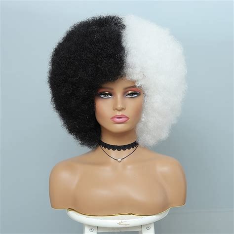 Afro Wig Soft S Afro Wig For Women Black And White Afro Kinky Curly