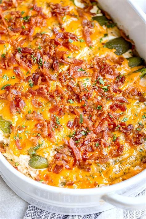 + 8 8 more images. Jalapeño Popper Chicken Casserole | Food recipes, Yum yum ...