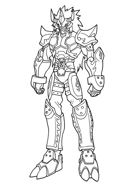 It helps to develop motor skills, imagination and patience. Coloring Page - Digimon coloring pages 83