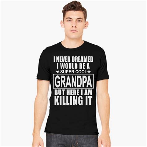 Super Cool Grandpa Mens T Shirt Customon