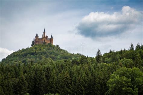 Castle Hohenzollern Over The Clouds Stock Image Image Of Fairytale