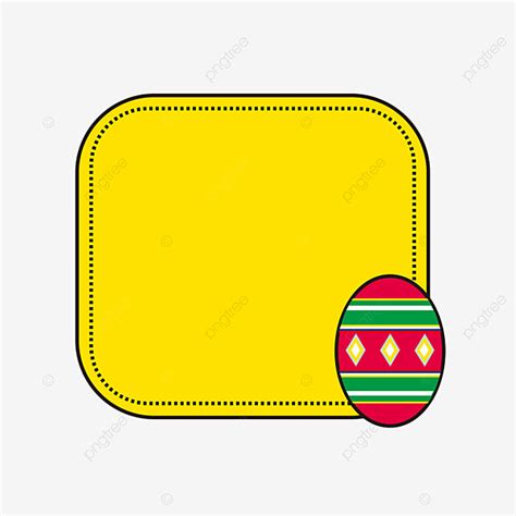 Cute Easter Vector Design Images, Easter Border Cute And Fresh, Easter