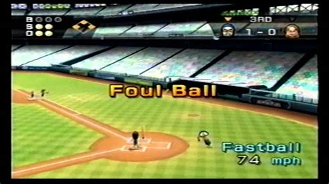 Wii Sports Baseball Grand Slam Home Run Youtube