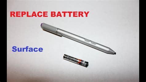 How To Replace Battery On Surface Pen Youtube