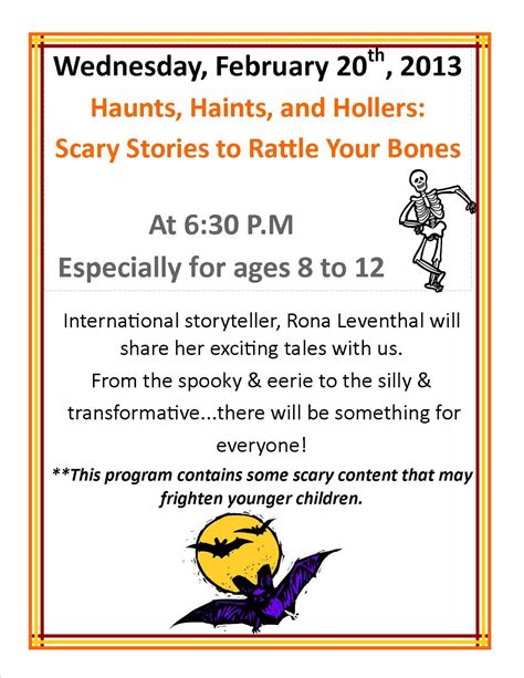 Franklin Matters Franklin Library Scary Stories