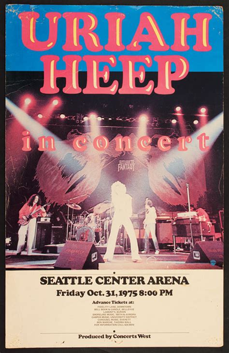 Lot Detail Uriah Heep Original Concert Poster