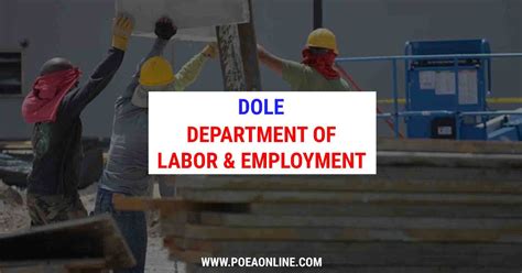 What Is Dole Department Of Labor And Employment Philippines Poea Online