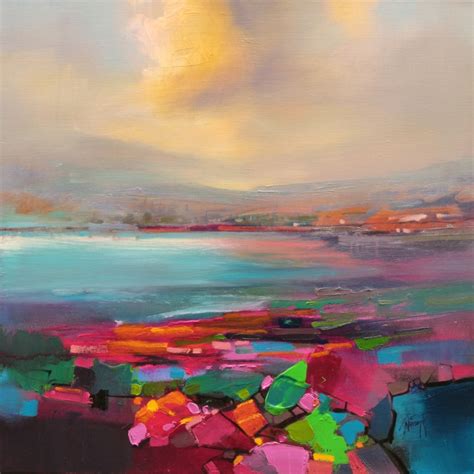 Optimism 3 Semi Abstract Art Scottish Landscape Painting Scott Naismith