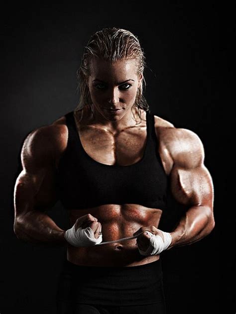 Lets Fight Damnit Muscular Women Muscle Women Body Building Women