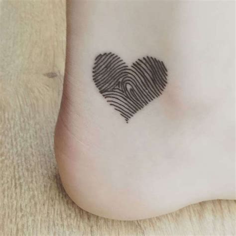 Amazing Perfectly Love Tattoos For Couples Luxury Heart Shaped Fingerprint Tattoo Tattoo Ideas